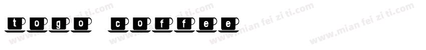 togo coffee字体转换
